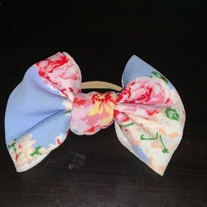 baby flower hair bow
